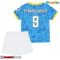 Otroške Nogometnih dresov Wolves Jorgen Strand Larsen #9 Tretji 2025-26 Kratki rokavi (+ hlače)